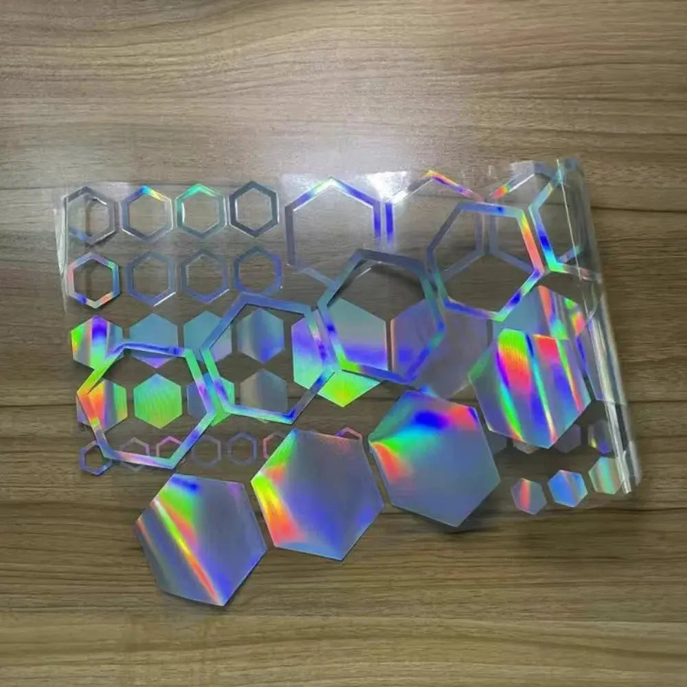 52‑Piece Honeycomb Vinyl Car Decal Sticker Set PrimeFinds