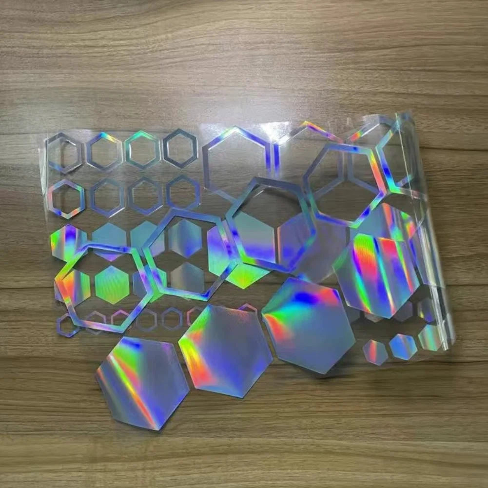 Car Honeycomb  Vinyl Decals,Large Small Combination Hexagonal Stickers DIY ,open style Decoration 52Pcs/Set