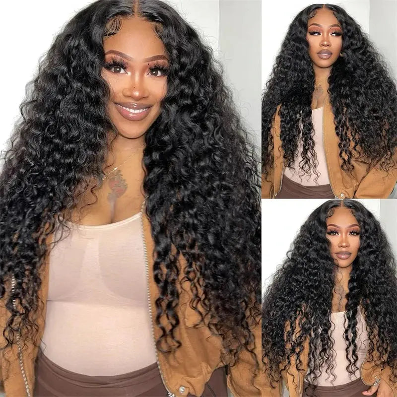 Kinky Curly Brazilian Human Hair HD Lace Front Wig PrimeFinds