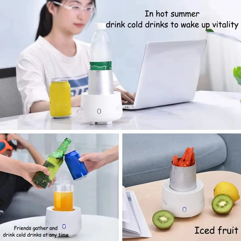 Portable 12V/24V Mini Car Refrigerator & Cooler PrimeFinds