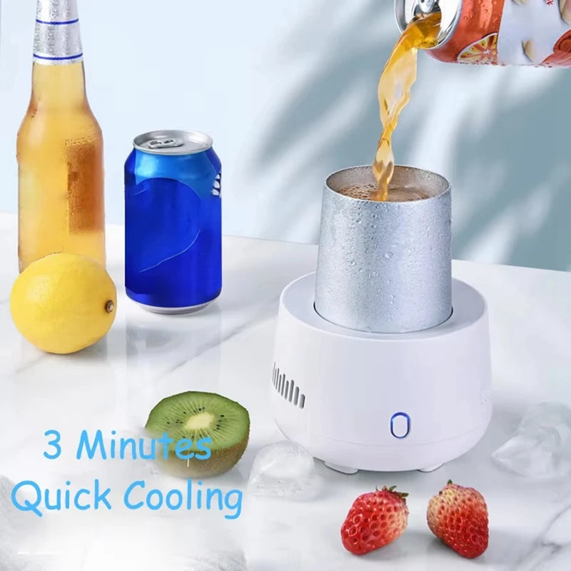 Car Mounted Mini Refrigerator Portable Automobile Home Dual-Purpose Refrigeration Small Refrigeration Cup 12V 24V-A69M