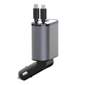 100W Fast Car Charger Adapter with USB + USB‑C Ports