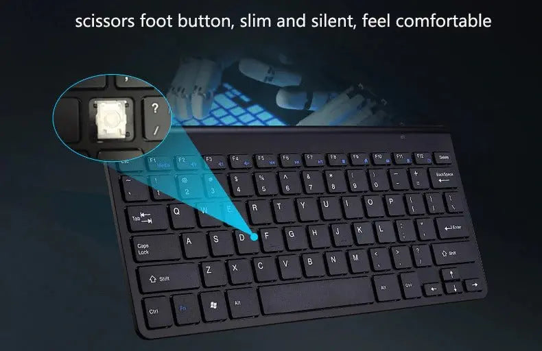 2.4 GHz Wireless Mini Keyboard & Optical Mouse Combo DC-THE CEO