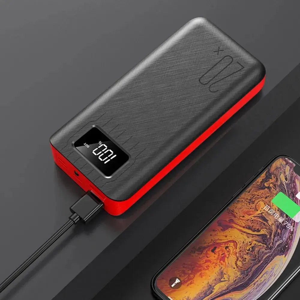 20,000 mAh Portable Power Bank with Dual USB & LED Flashlight DC-THE CEO