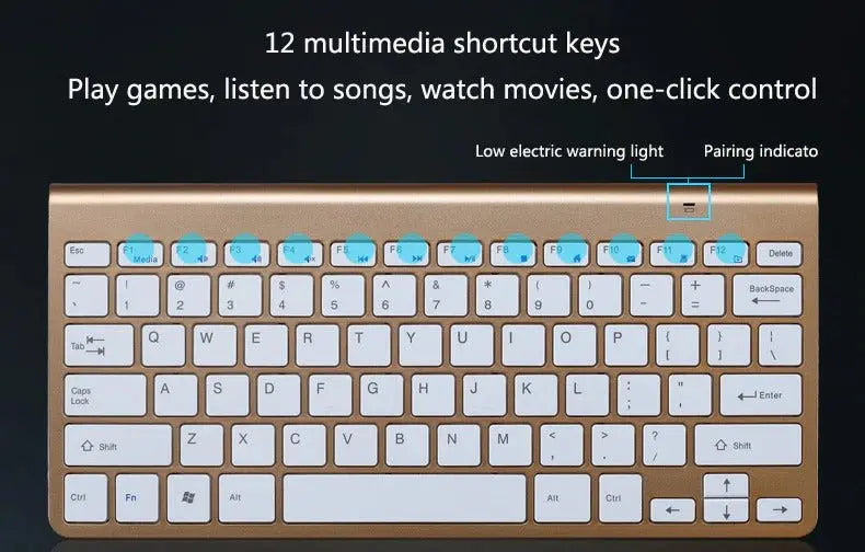 2.4 GHz Wireless Mini Keyboard & Optical Mouse Combo DC-THE CEO