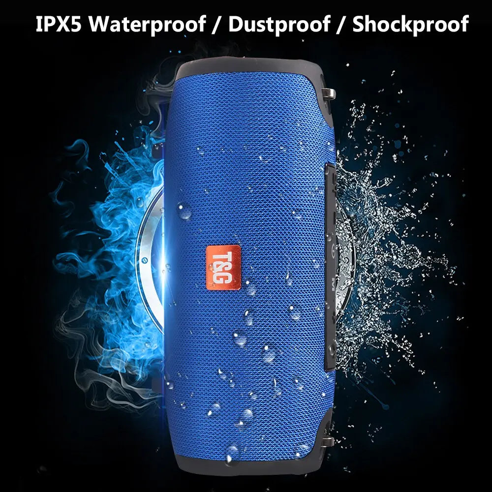 Large Waterproof Wireless Portable Bluetooth Speaker With Strap DC-THE CEO